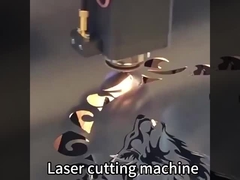 segno di taglio laser a fibra