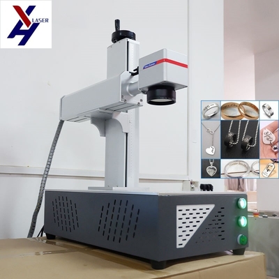 Marcatore laser a fibra ottica per scrivania per incisione profonda in oro, argento e metallo
