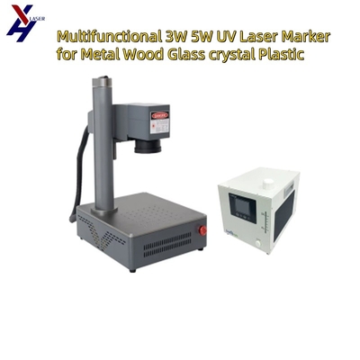 Marcatore laser UV multifunzionale 3W 5W per metallo legno vetro plastica cristallina