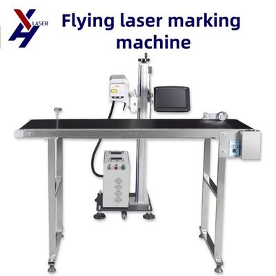 Due teste 12.7mm 25.4mm UV Inkjet Laser Printer Batch Coding Machine 2.5 Online Inkjet Printer