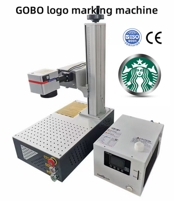 3W 5W Gobos UV Laser Marking Machine Laser Printing per il cavo di plastica PP colorato