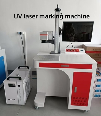 Alta precisione 3W 5W 10W incisore laser UV per la stampa di loghi in vetro e plastica