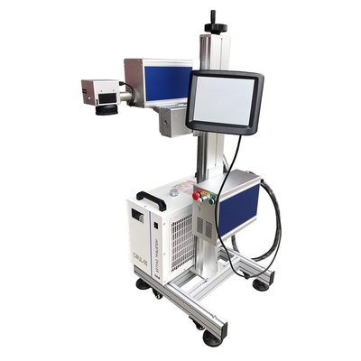 Macchina di marcatura laser portatile per fili, macchina di codifica laser per linea di produzione con 30W 50W 100W
