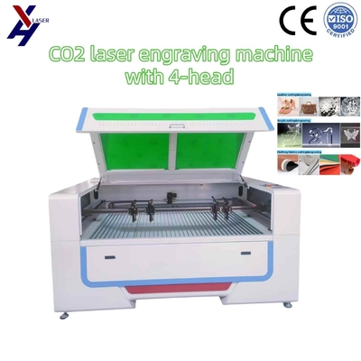 130W 150W CO2 Laser Cutter e Engraver con 4 teste per vetro acrilico MDF