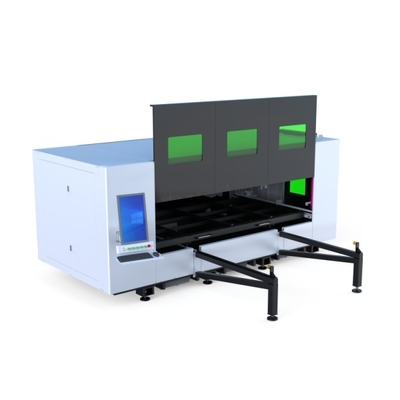 Macchina per taglio laser a fibra CNC per lamiera e tubi in acciaio inossidabile con sorgente laser da 6000W Max