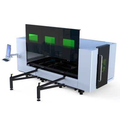 Macchina Taglio Laser Fibra Lamiera 3015LS ad Alta Potenza con Tiro Laterale 6000W