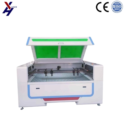 100W 150W 1610 incisore laser CO2 a doppia testa 4 teste per gomma acrilica di legno
