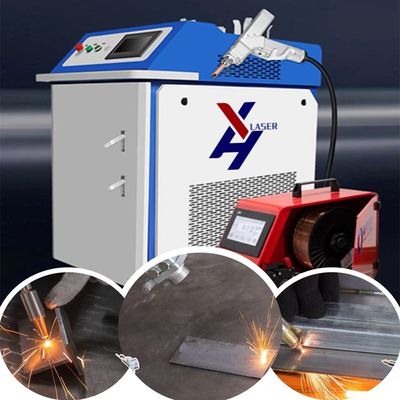 Saldatrice laser facile da usare 1000W 2000W 3000W con saldatura, pulizia e taglio per metalli