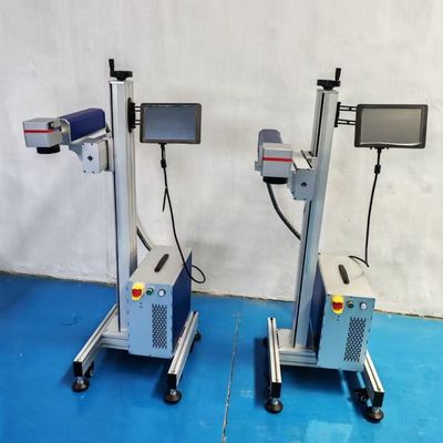 Macchina di marcatura del filo laser a fibra Macchina di codifica laser per la linea di produzione e le piccole imprese con 30W 50W 100W