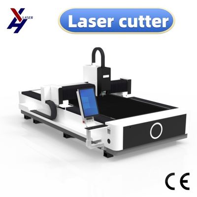 Velocità massima 40 m/min Tagliatrice laser a fibra CNC per acciaio inossidabile, alluminio, acciaio al carbonio, lamiera, piastra, tubo e tubi